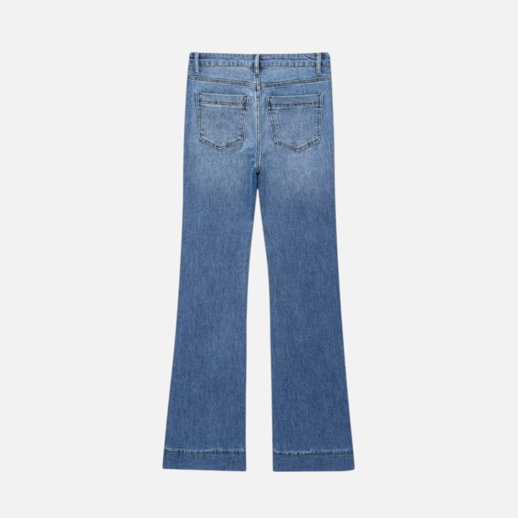 Valeniri | Women's Straight Leg High Waist Denim Jeans – Cropped Fit
