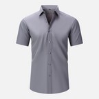 Valeniri | Men's Wrinkle Resistant Stretch Short Sleeve Button-Up Shirt
