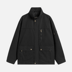 Valeniri | Men’s Utility Field Jacket – Multi-Pocket Stand Collar Coat