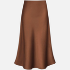Valeniri | Women's Satin Maxi Skirt High Waist Fishtail Formal Skirt