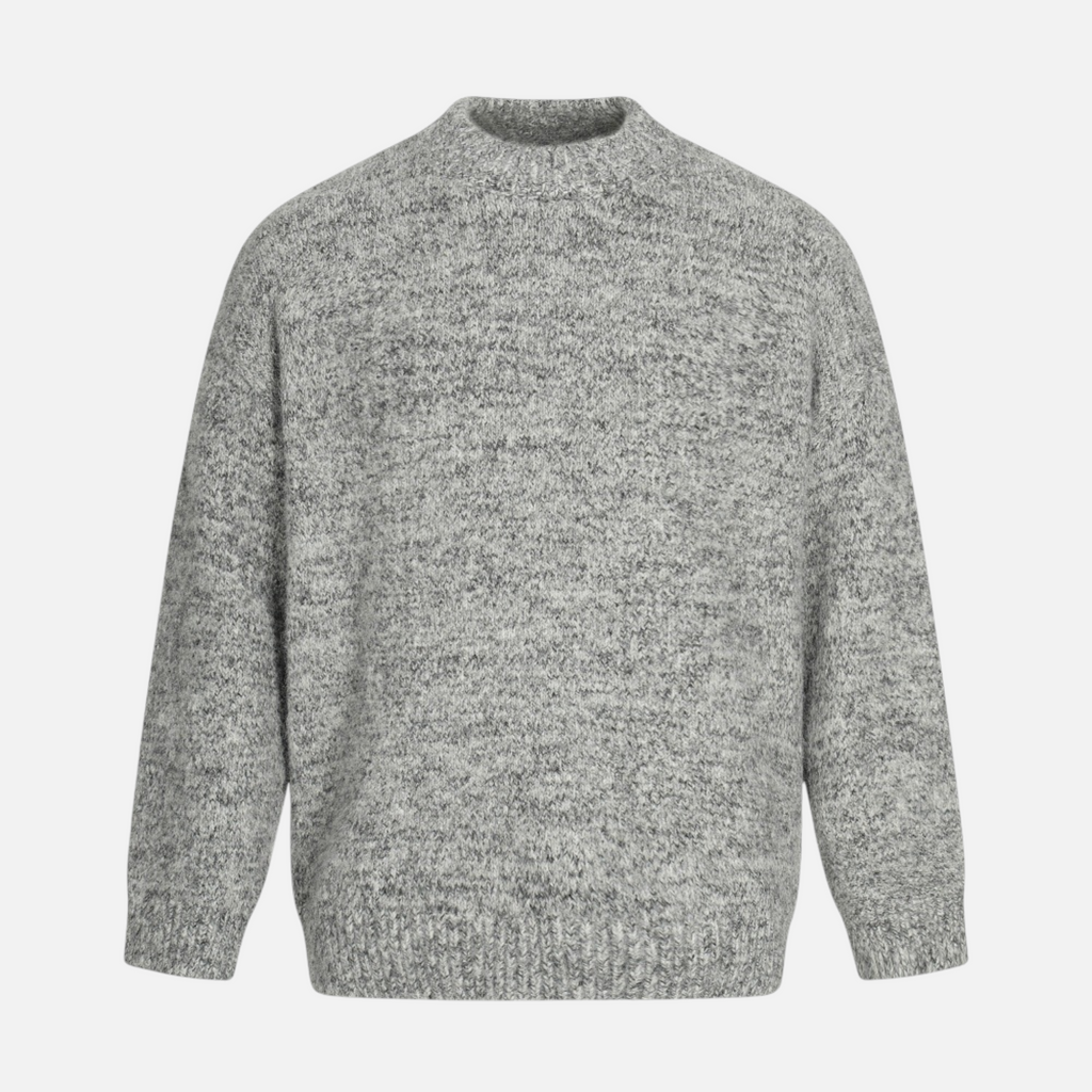 Valeniri | Men’s Mock Neck Jumper – Long Sleeve Knitted Sweater