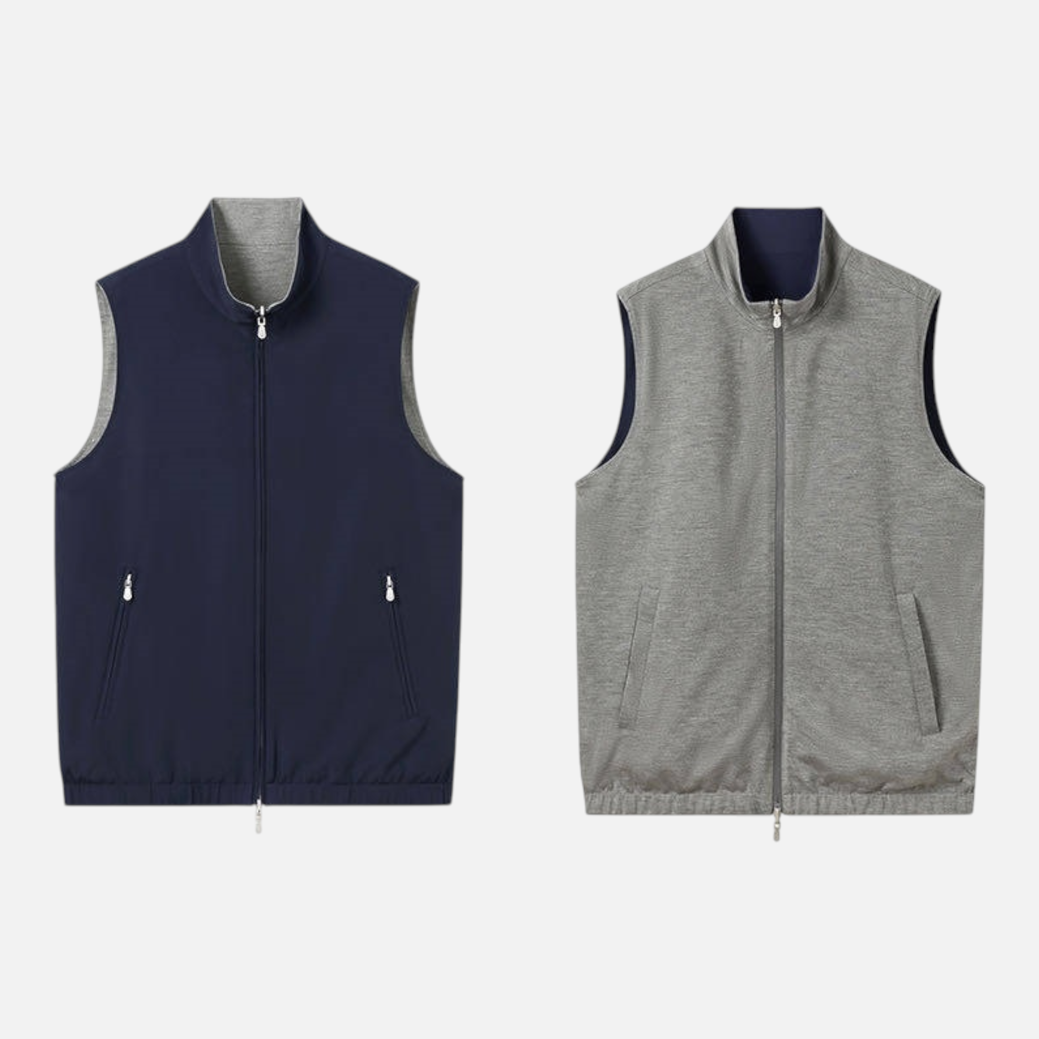Valeniri | Men's Reversible Zip-Up Vest for Casual Layering