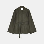 Valeniri | Women's Wool Blazer – Classic Tailored Belted Coat