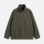 Valeniri | Men’s Utility Field Jacket – Multi-Pocket Stand Collar Coat