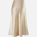 Valeniri | Women's Satin Maxi Skirt High Waist Fishtail Formal Skirt
