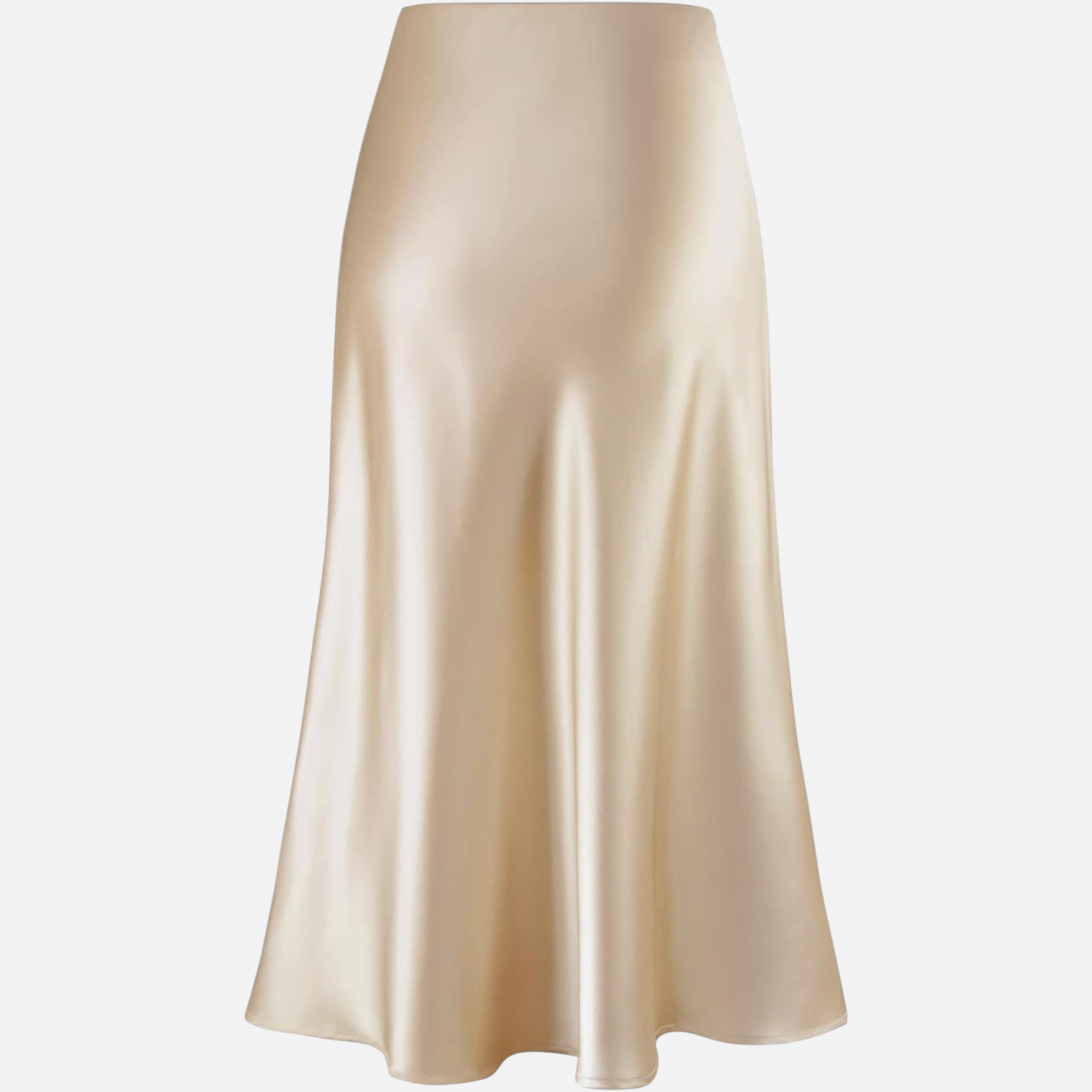 Valeniri | Women's Satin Maxi Skirt High Waist Fishtail Formal Skirt