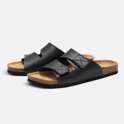 Valeniri | Men's Adjustable Cork Slippers for Everyday Comfort