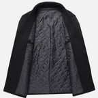 Valeniri | Men’s Wool Peacoat – Double Breasted Fitted Winter Coat