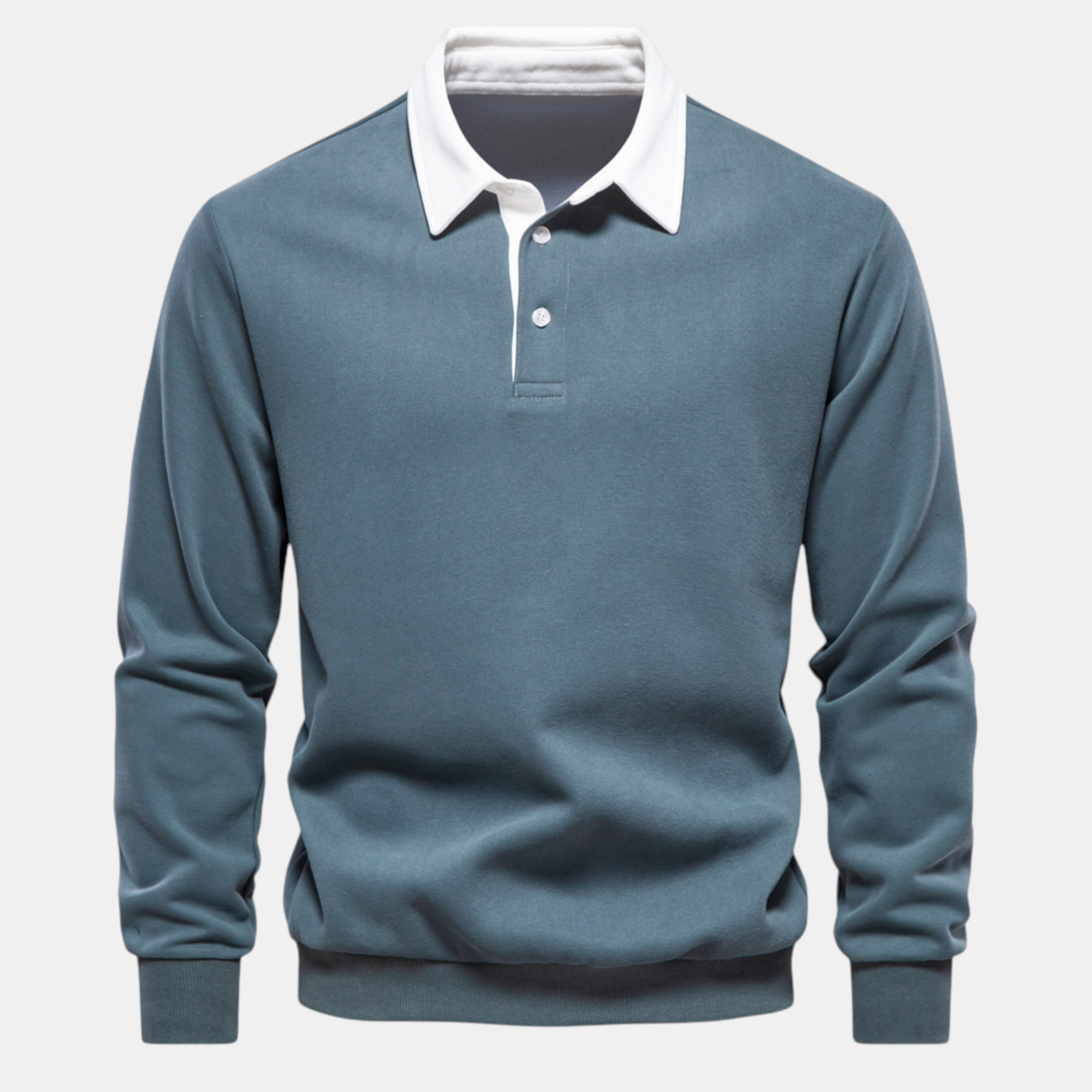 Valeniri | Men’s Long Sleeve Polo Sweater Classic Fit Casual Knit Top