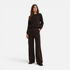 Valeniri | Women's Corduroy Trousers Relaxed Fit Wide Leg Casual Pants