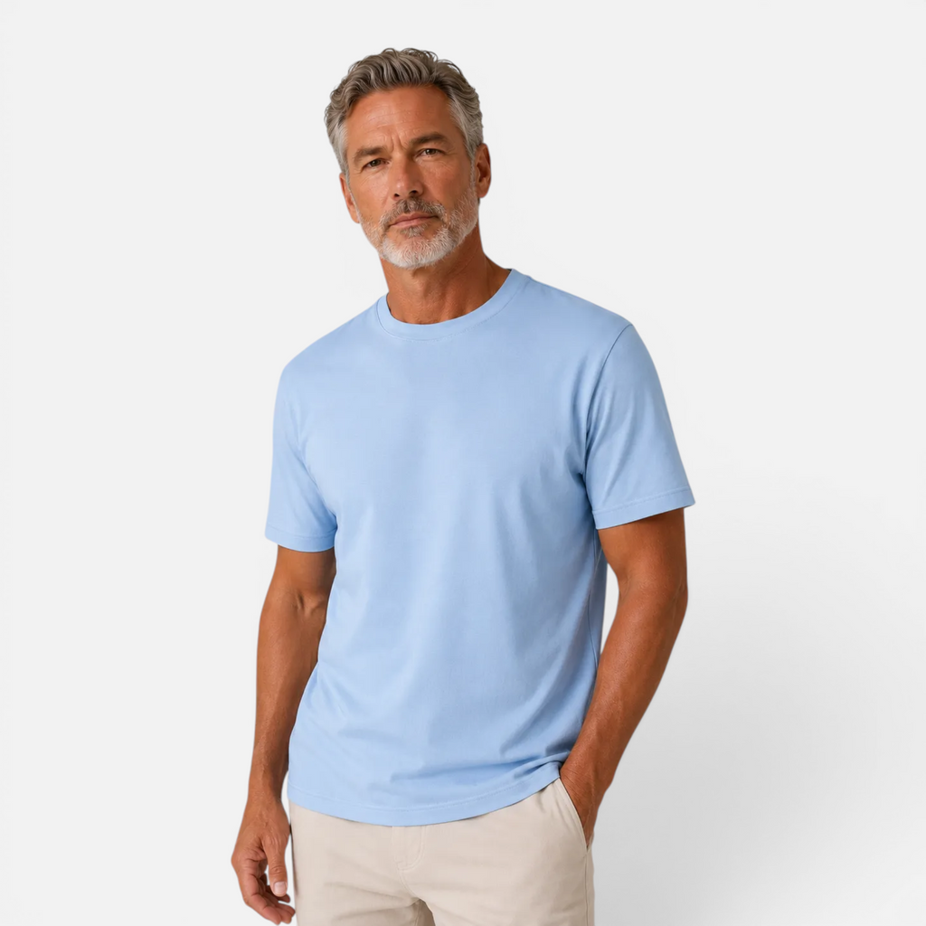 Valeniri | Men's Cotton Crew Neck T-Shirt – Classic Short Sleeve Casual Tee