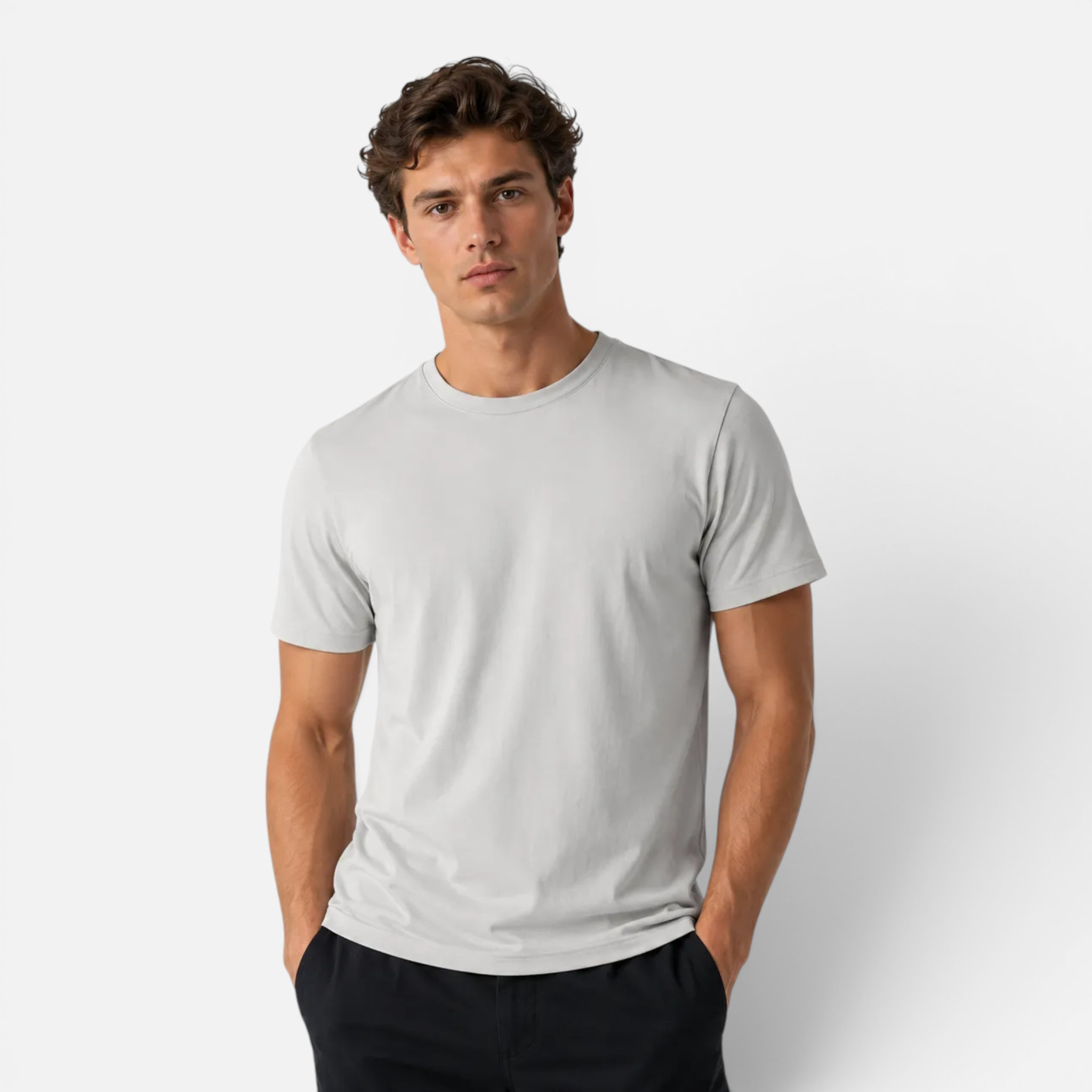 Valeniri | Men's Cotton Crew Neck T-Shirt – Classic Short Sleeve Casual Tee