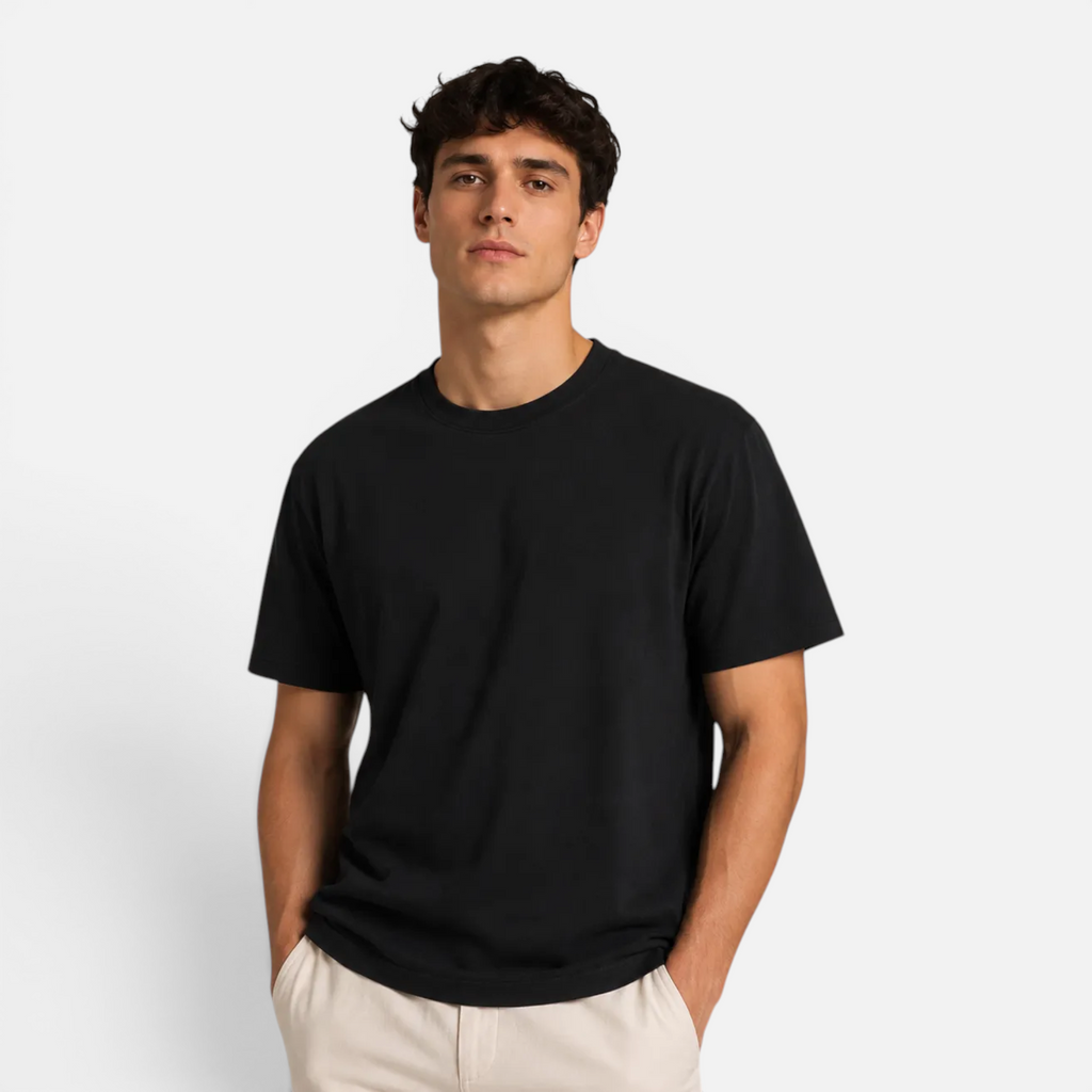 Valeniri | Men's Cotton Crew Neck T-Shirt – Classic Short Sleeve Casual Tee