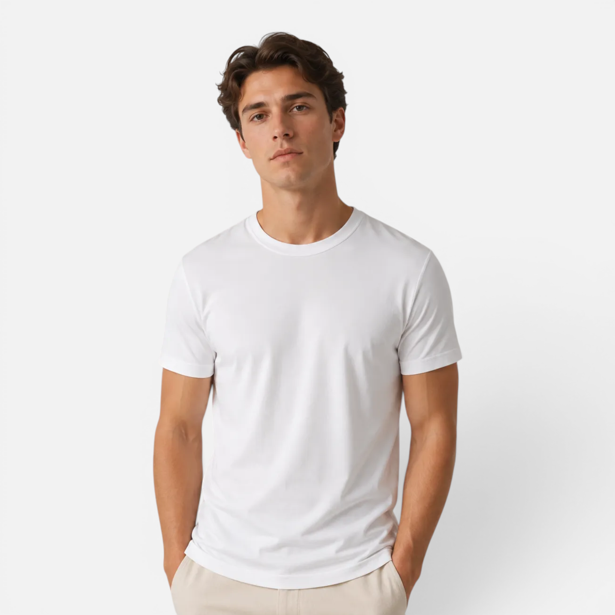 Valeniri | Men's Cotton Crew Neck T-Shirt – Classic Short Sleeve Casual Tee